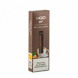 Электронная сигарета HQD Hit Раф с лесным орехом ОРИГ 1600 тяг
