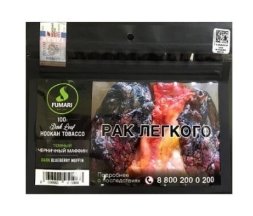 Табак для кальяна FUMARI - Dark Blueberry Muffin - 100GR (M)