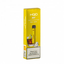 Электронная сигарета HQD Hit Кола лимон ОРИГ 1600 тяг
