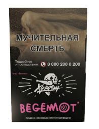 Табак для кальяна ХУЛИГАН 25г - Begemot (Бергамот и Мандарин) (М)