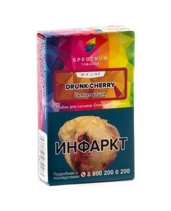 Купить Табак Spectrum Mix Line Drunk Cherry (Пьяная Вишня) 40гр. (М)