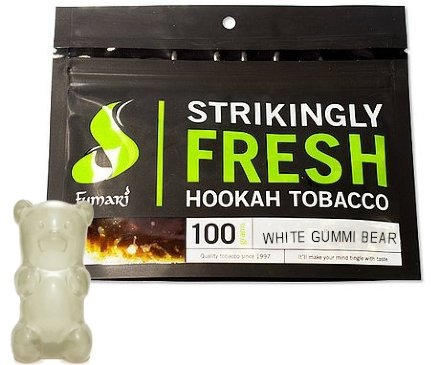 Купить Табак Fumari (Фумари) White Gummi Bear 100 гр.