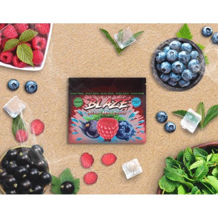Купить Бестабачная смесь Blaze Berry Mint Crush (Лесные ягоды с мятой) 50гр