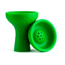 Чаша силиконовая с бортиком (Зеленая)