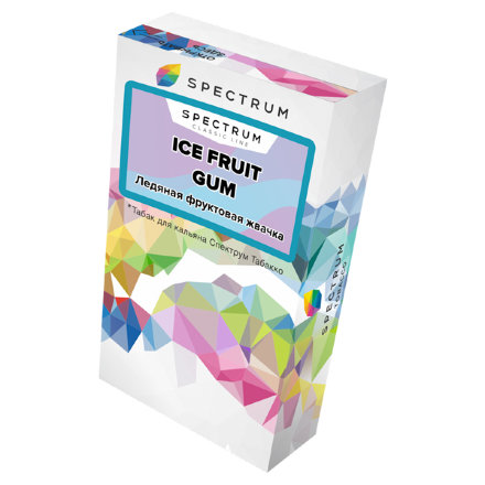 Купить Табак SPECTRUM Ледяная фруктовая жвачка 40гр.