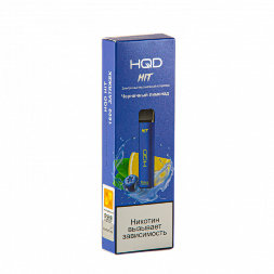 Электронная сигарета HQD Hit Черничный лимонад ОРИГ 1600 тяг