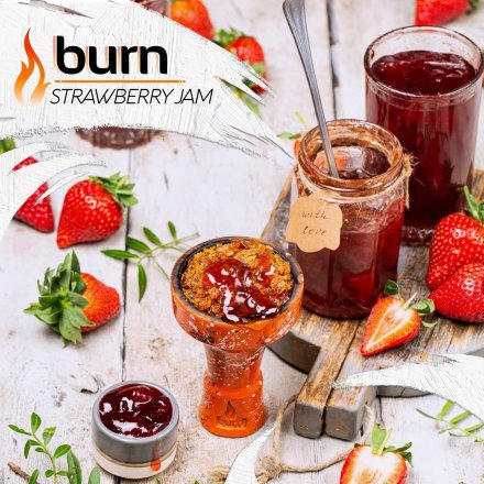 Купить Табак BURN Strawberry Jam 100 гр.(клубничный джем)