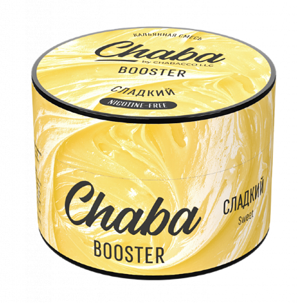 Купить Безникотиновая смесь Chaba Booster Сладкий Nicotine Free 50гр.