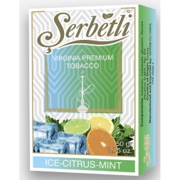 Табак Serbetli (Щербетли) Ice-Citrus-Mint (Ледяные Цитрусы и мята)