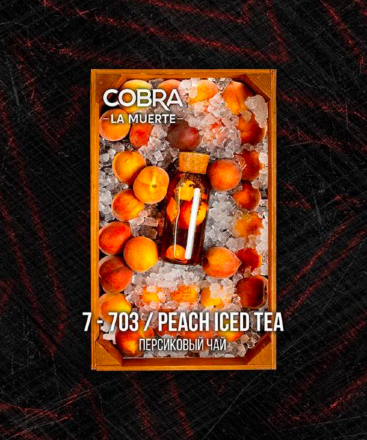 Купить Табак Cobra LA MUERTE Peach Iced Tea 40 гр.