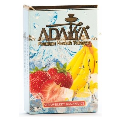 Купить Табак Adalya Strawberry Banana Ice (Ледяная Клубника Банан) 50 гр (М)