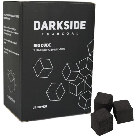 Купить Уголь Darkside Charcoal  25 мм 72шт