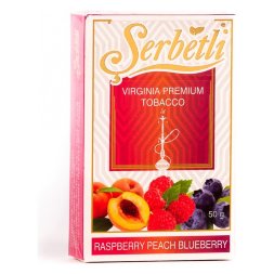 Табак Serbetli - Raspberry Peach Blueberry (Малина Персик Черника)  50гр