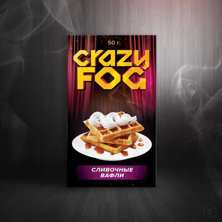 Купить Бестабачная смесь Crazy Fog вафли