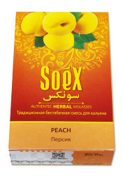 Бестабачная смесь Soex персик