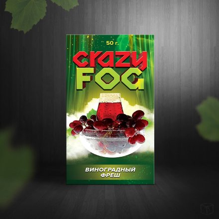 Купить Бестабачная смесь Crazy Fog виноградный фреш