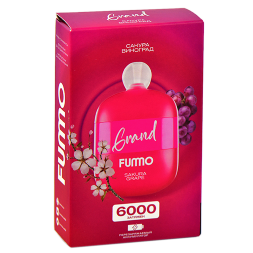 Электронная сигарета Fummo Grand 6000 тяг Сакура виноград