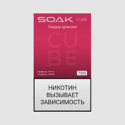 Электронная сигарета Soak Cube Black Persimmon Macadamia (Хурма Макадамия) 7000 (M)