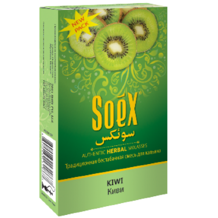 Купить Бестабачная смесь Soex Киви