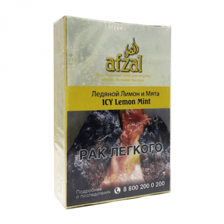 Купить Табак Afzal (Афзал) Icy Lemon Mint (Ледяной Лимон и Мята) 40 гр (акцизный)