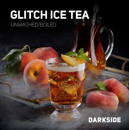 Купить Табак Darkside Core Glitch ice tea (Освежающий персиковый чай) 100гр (М)