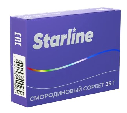 Купить Табак Starline Смородиновый сорбет 25гр (М)