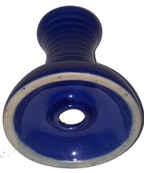 Чашка керамическая для курительных камней (внешняя) синяя