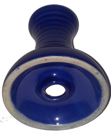 Купить Чашка керамическая для курительных камней (внешняя) синяя