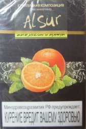 Бестабачная смесь Al Sur апельсин с мятой