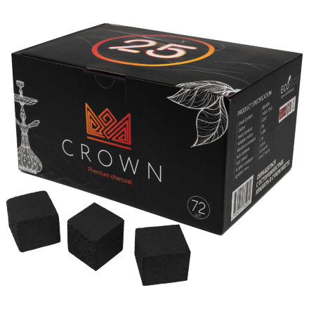Купить Уголь для кальяна Crown 72