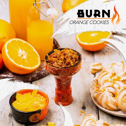 Купить Табак BURN Orange Cookies 100 гр.(апельсиновое печенье)