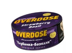 Табак Burn Overdose Strawberry Basil (Клубника-базилик) 25 гр (М)