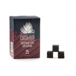 Кокосовый уголь для кальяна Cocoloco 25 мм