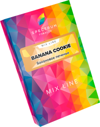 Табак Spectrum Mix Line Banana Cookie (Банановое печенье) 40g