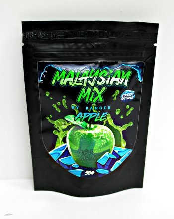 Купить Кальянная смесь Malaysian Mix Зеленое яблоко 50 гр.