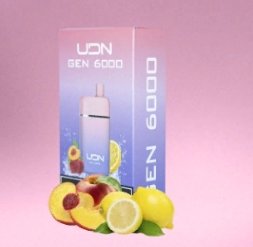 Электронная сигарета UDN GEN 6000 Персик лимон
