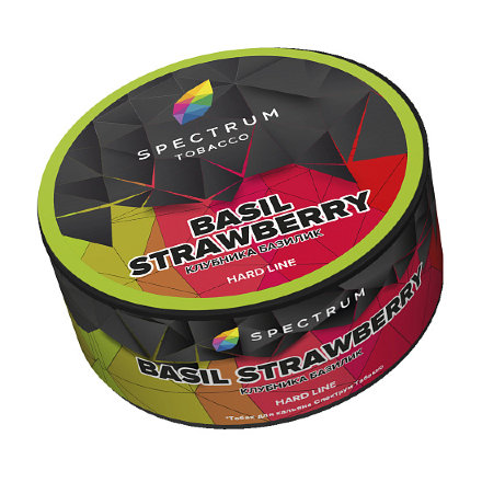 Купить Табак Spectrum HL Basil Strawberry (Клубника-базилик)  25 гр (М)
