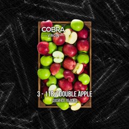Чайная смесь COBRA VIRGIN Double Apple 50 гр, , шт