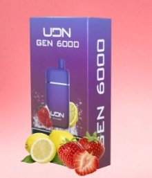 Купить Электронная сигарета UDN GEN 6000 Клубника лимон