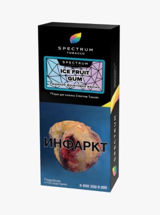 Купить Табак Spectrum Hard Ice Fruit Gum (Ледяная фруктовая жвачка) 100гр. (М)