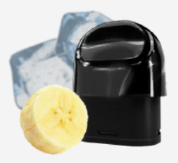 Предзаправляемый картридж Brusko Minican 2.4мл Банан со льдом 1шт