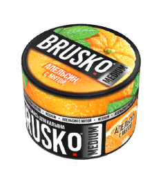 Чайная смесь BRUSKO Апельсин с мятой 50гр (М)