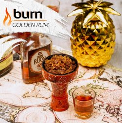 Табак BURN Golden Rum 100 гр. (золотой ром)