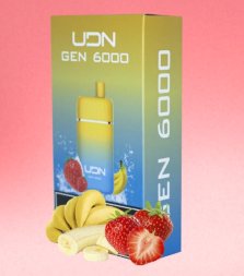 Электронная сигарета UDN GEN 6000 Клубника банан
