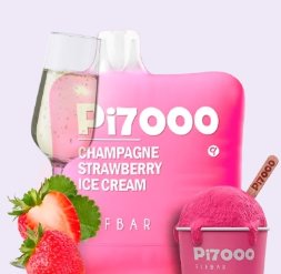Elf Bar 7000 тяг Champagne Strawberry Ice Cream