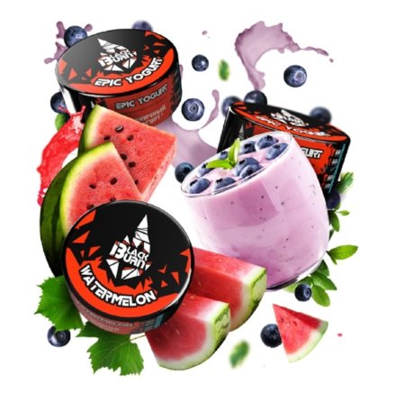 Купить Табак Black Burn Epic Yogurt (Черничный йогурт) 100гр (М)