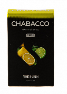 Купить Chabacco Strong Lemon-lime  (лимон-лайм) 50гр (M)