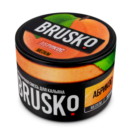 Купить Бестабачная смесь для кальяна Brusko - абрикос 50 гр.