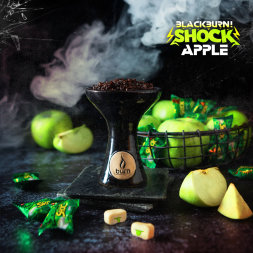 Табак BLACK BURN Apple Shock (кислое яблоко) 25 гр.