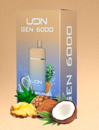 Купить Электронная сигарета UDN GEN 6000 Ананас кокос